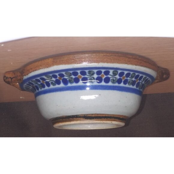 Teresa Duran Xochiquetzal Pottery Bowl Mexico Small Snack Salsa Dessert Berry EC - Picture 10 of 11